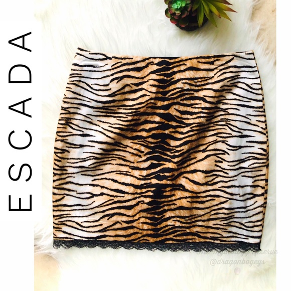 Escada Dresses & Skirts - Escada Animal Print Mini Skirt